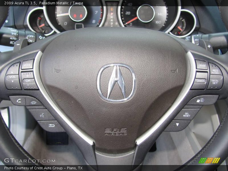Palladium Metallic / Taupe 2009 Acura TL 3.5