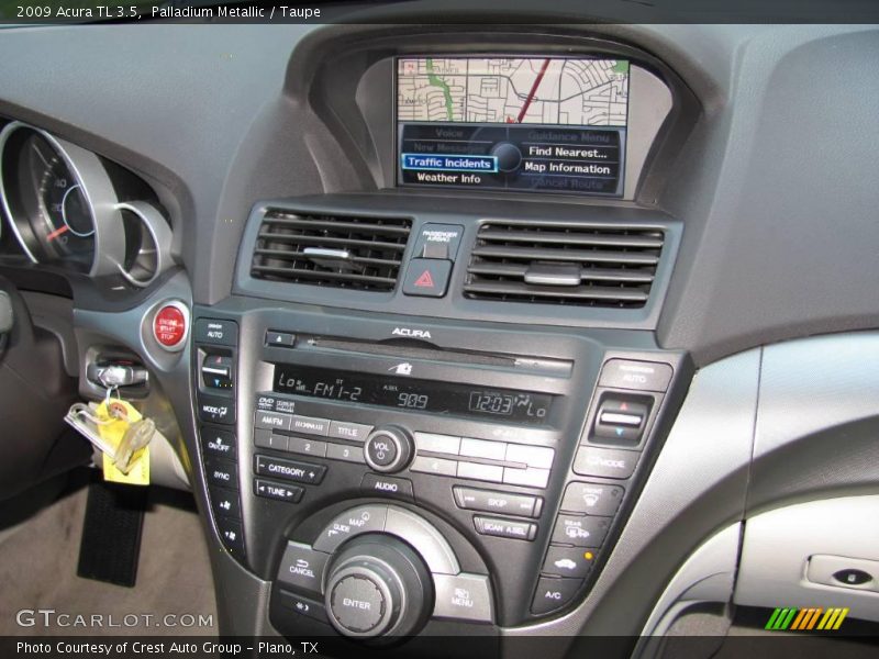 Palladium Metallic / Taupe 2009 Acura TL 3.5