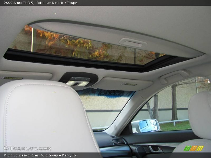 Palladium Metallic / Taupe 2009 Acura TL 3.5