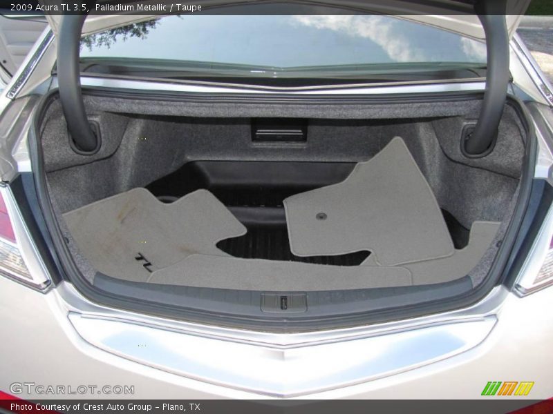 Palladium Metallic / Taupe 2009 Acura TL 3.5