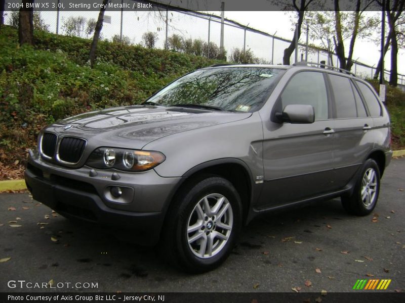 Sterling Grey Metallic / Black 2004 BMW X5 3.0i