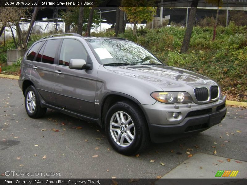 Sterling Grey Metallic / Black 2004 BMW X5 3.0i