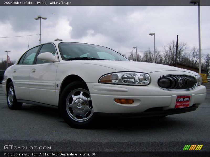 White / Taupe 2002 Buick LeSabre Limited