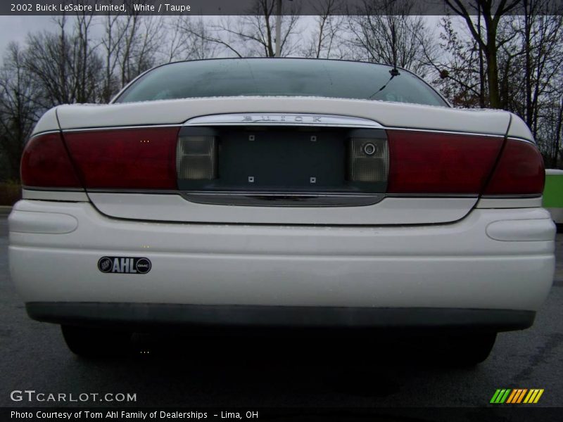 White / Taupe 2002 Buick LeSabre Limited