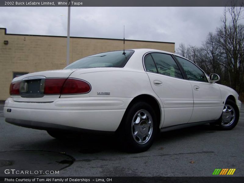 White / Taupe 2002 Buick LeSabre Limited