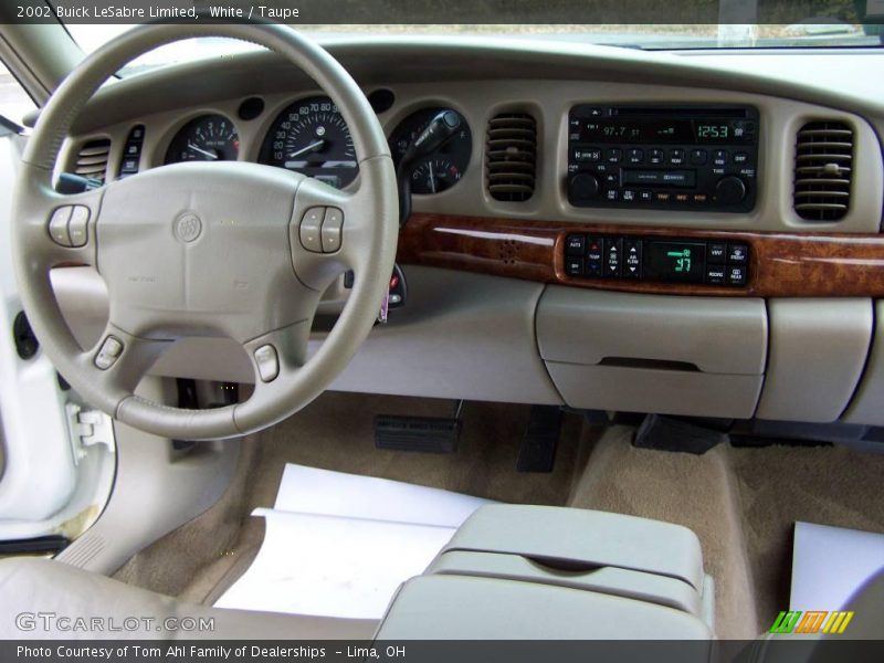 White / Taupe 2002 Buick LeSabre Limited