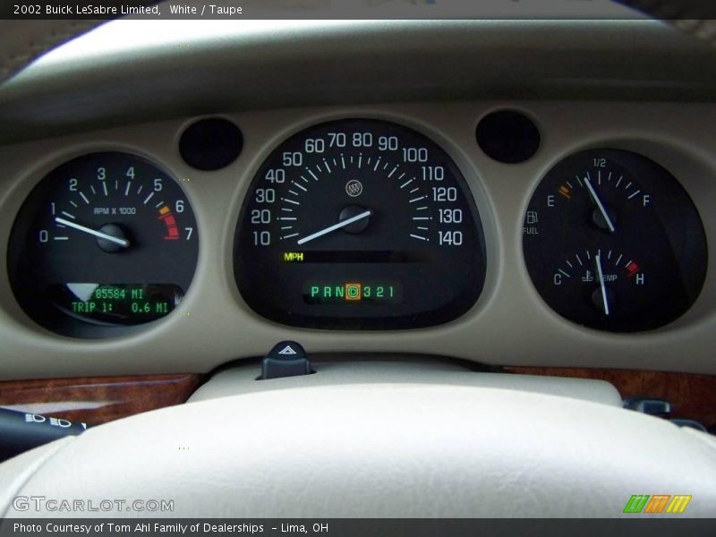 White / Taupe 2002 Buick LeSabre Limited