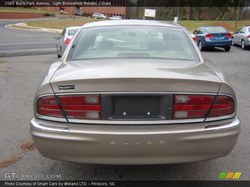 Light Bronzemist Metallic / Shale 2003 Buick Park Avenue