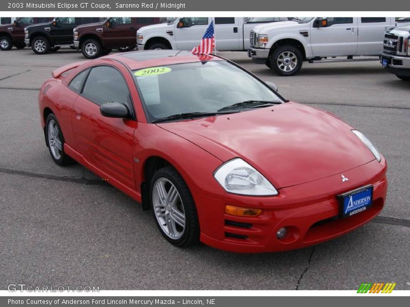 Saronno Red / Midnight 2003 Mitsubishi Eclipse GT Coupe