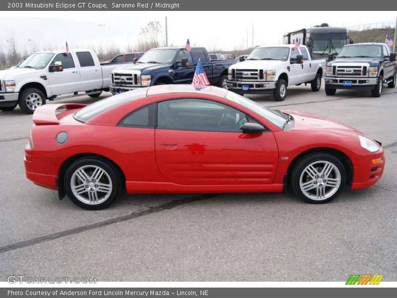 Saronno Red / Midnight 2003 Mitsubishi Eclipse GT Coupe