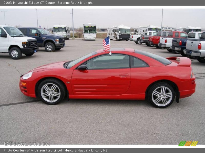 Saronno Red / Midnight 2003 Mitsubishi Eclipse GT Coupe