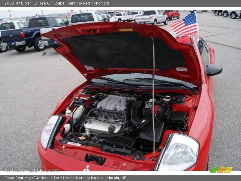 Saronno Red / Midnight 2003 Mitsubishi Eclipse GT Coupe