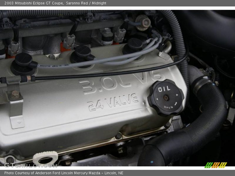 Saronno Red / Midnight 2003 Mitsubishi Eclipse GT Coupe