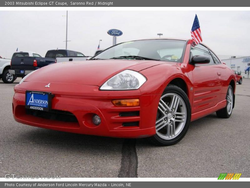 Saronno Red / Midnight 2003 Mitsubishi Eclipse GT Coupe