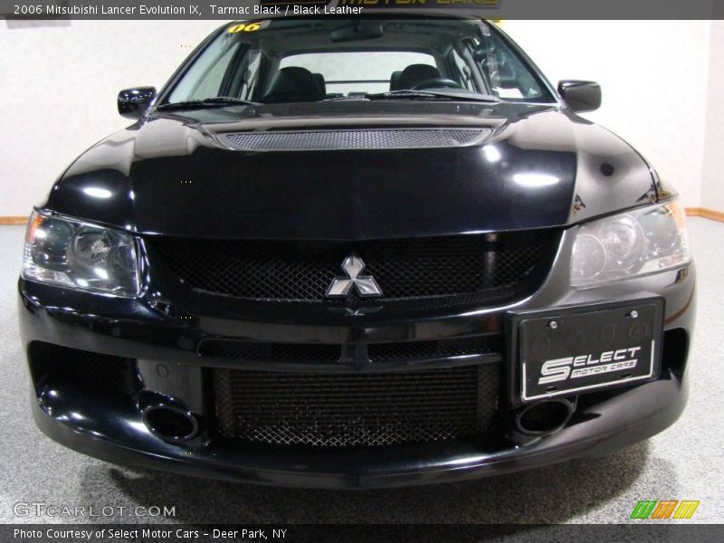 Tarmac Black / Black Leather 2006 Mitsubishi Lancer Evolution IX
