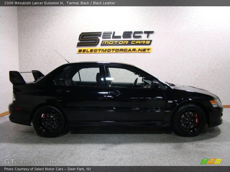 Tarmac Black / Black Leather 2006 Mitsubishi Lancer Evolution IX