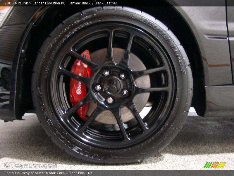 Tarmac Black / Black Leather 2006 Mitsubishi Lancer Evolution IX