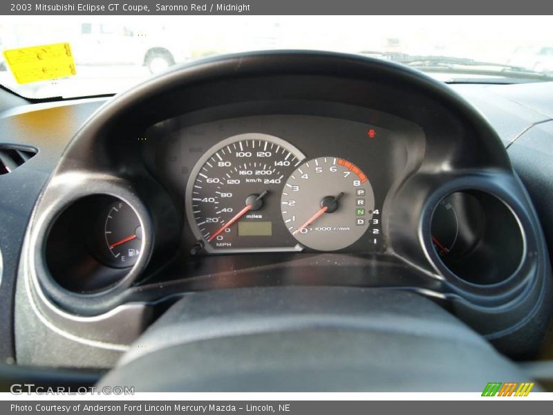 Saronno Red / Midnight 2003 Mitsubishi Eclipse GT Coupe