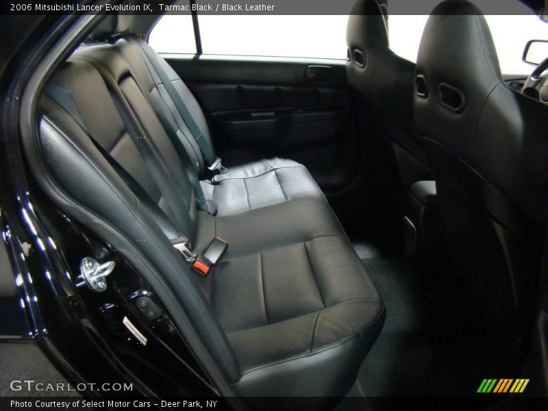 Tarmac Black / Black Leather 2006 Mitsubishi Lancer Evolution IX