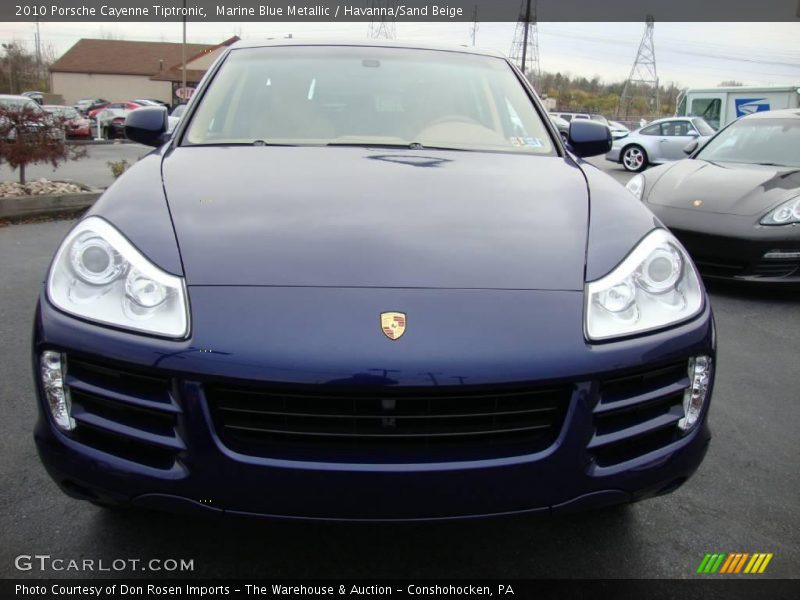 Marine Blue Metallic / Havanna/Sand Beige 2010 Porsche Cayenne Tiptronic