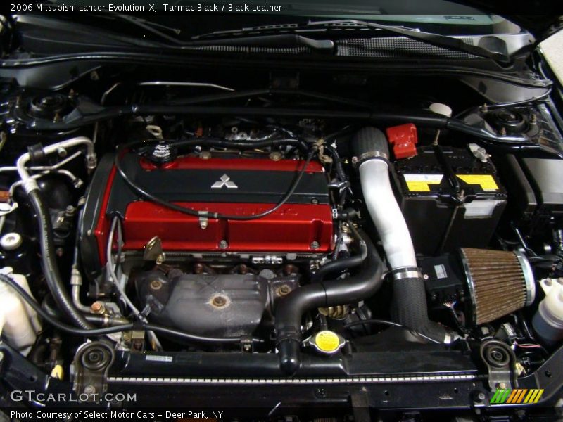 Tarmac Black / Black Leather 2006 Mitsubishi Lancer Evolution IX