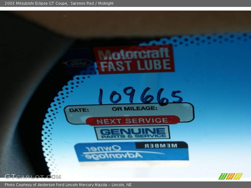 Saronno Red / Midnight 2003 Mitsubishi Eclipse GT Coupe
