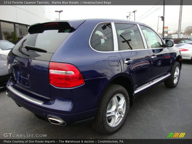 Marine Blue Metallic / Havanna/Sand Beige 2010 Porsche Cayenne Tiptronic