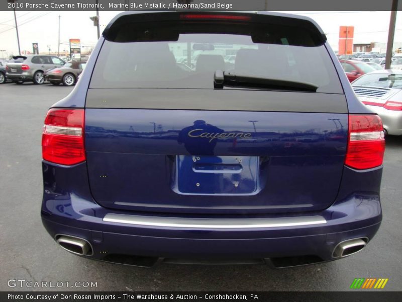 Marine Blue Metallic / Havanna/Sand Beige 2010 Porsche Cayenne Tiptronic