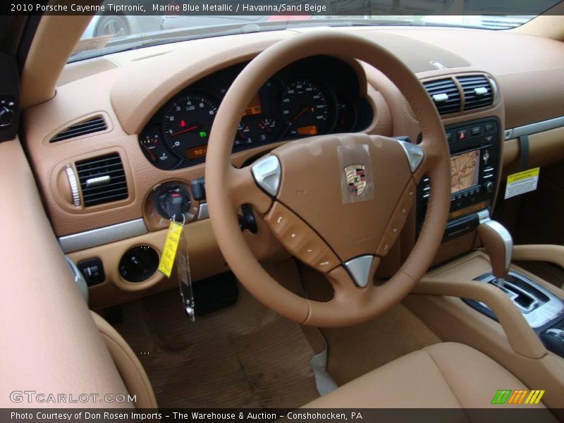 Marine Blue Metallic / Havanna/Sand Beige 2010 Porsche Cayenne Tiptronic