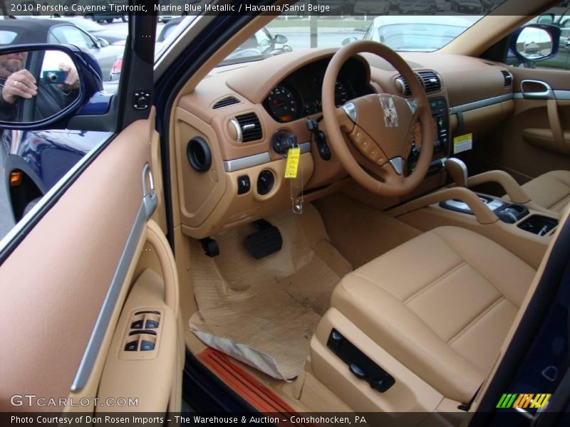 Marine Blue Metallic / Havanna/Sand Beige 2010 Porsche Cayenne Tiptronic