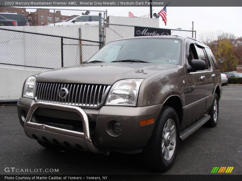 Mineral Grey Metallic / Medium Dark Parchment 2003 Mercury Mountaineer Premier AWD