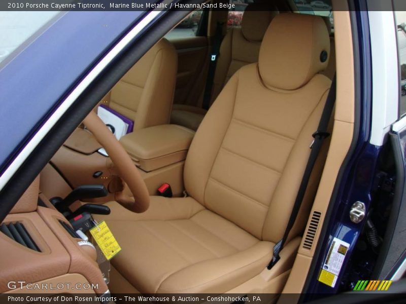 Marine Blue Metallic / Havanna/Sand Beige 2010 Porsche Cayenne Tiptronic