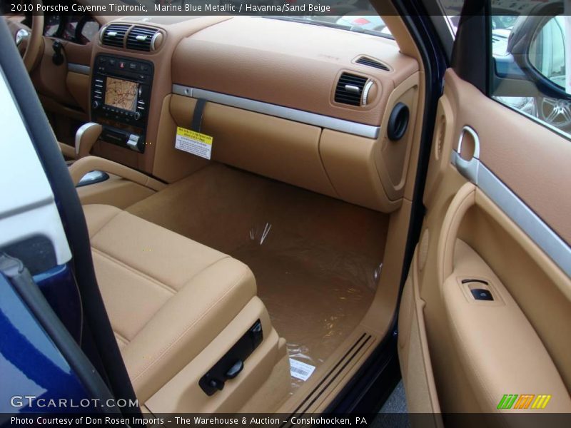 Marine Blue Metallic / Havanna/Sand Beige 2010 Porsche Cayenne Tiptronic