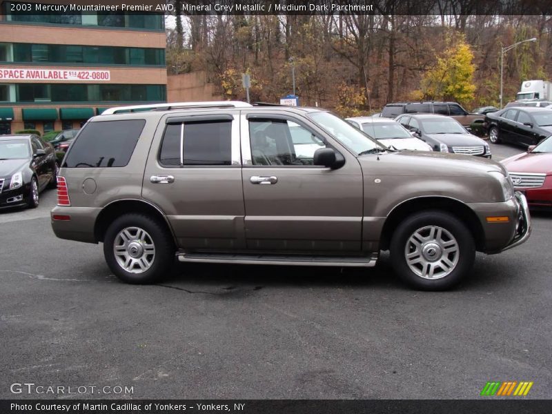 Mineral Grey Metallic / Medium Dark Parchment 2003 Mercury Mountaineer Premier AWD