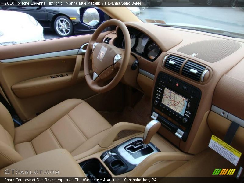 Marine Blue Metallic / Havanna/Sand Beige 2010 Porsche Cayenne Tiptronic
