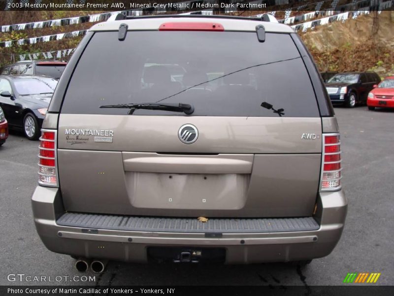 Mineral Grey Metallic / Medium Dark Parchment 2003 Mercury Mountaineer Premier AWD