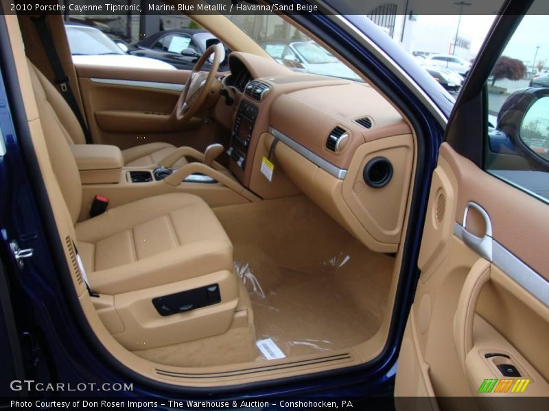 Marine Blue Metallic / Havanna/Sand Beige 2010 Porsche Cayenne Tiptronic