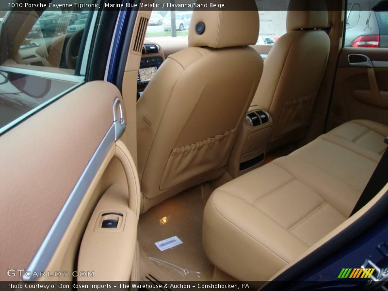 Marine Blue Metallic / Havanna/Sand Beige 2010 Porsche Cayenne Tiptronic
