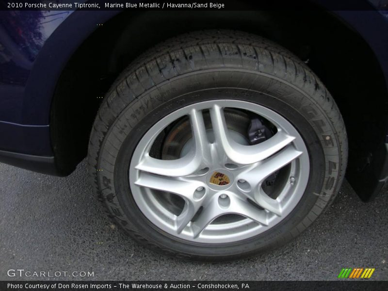 Marine Blue Metallic / Havanna/Sand Beige 2010 Porsche Cayenne Tiptronic