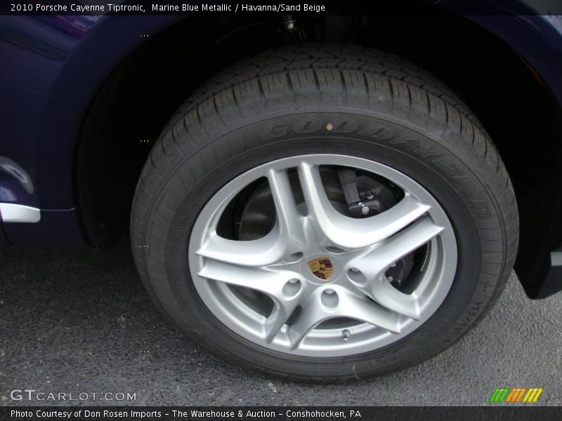 Marine Blue Metallic / Havanna/Sand Beige 2010 Porsche Cayenne Tiptronic
