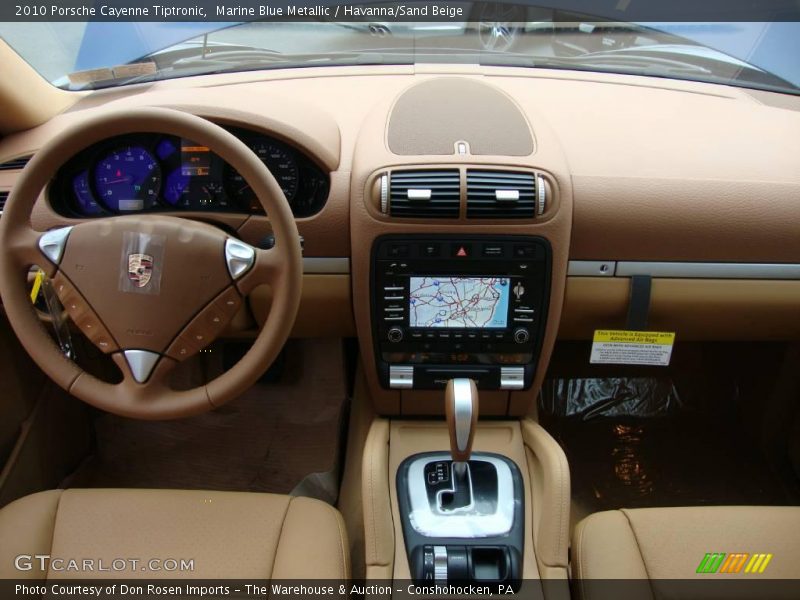 Marine Blue Metallic / Havanna/Sand Beige 2010 Porsche Cayenne Tiptronic