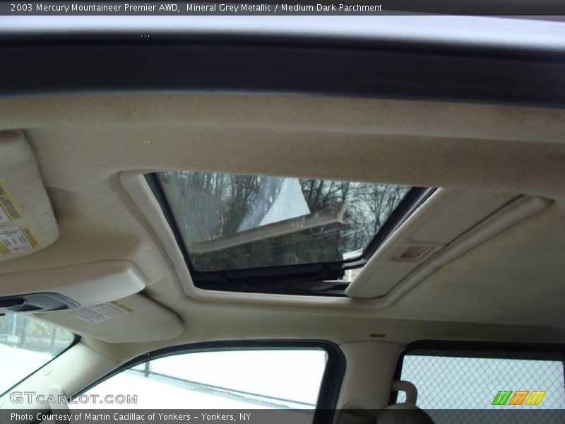 Mineral Grey Metallic / Medium Dark Parchment 2003 Mercury Mountaineer Premier AWD