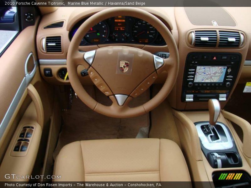 Marine Blue Metallic / Havanna/Sand Beige 2010 Porsche Cayenne Tiptronic