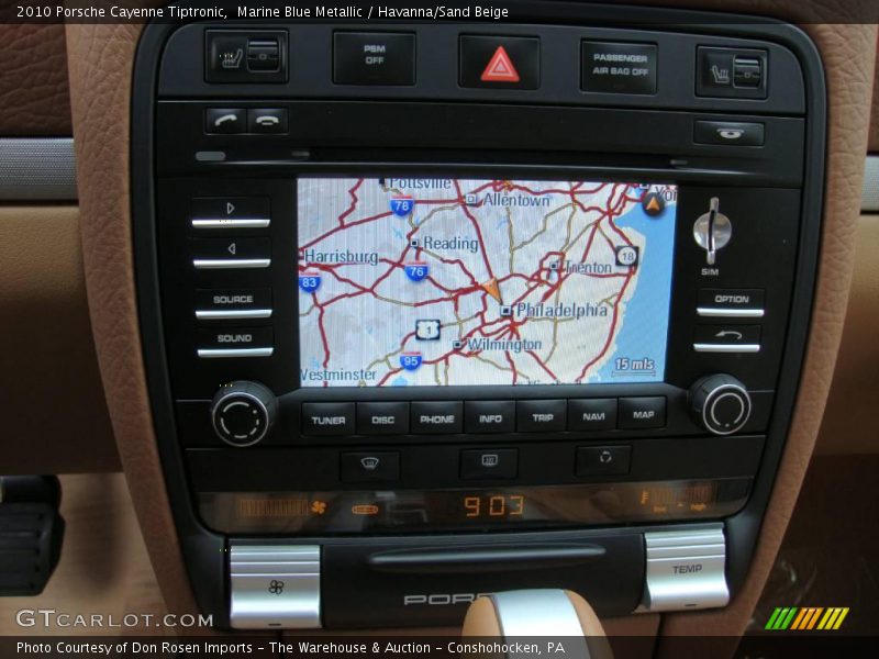 Marine Blue Metallic / Havanna/Sand Beige 2010 Porsche Cayenne Tiptronic