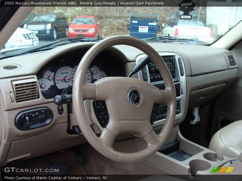 Mineral Grey Metallic / Medium Dark Parchment 2003 Mercury Mountaineer Premier AWD
