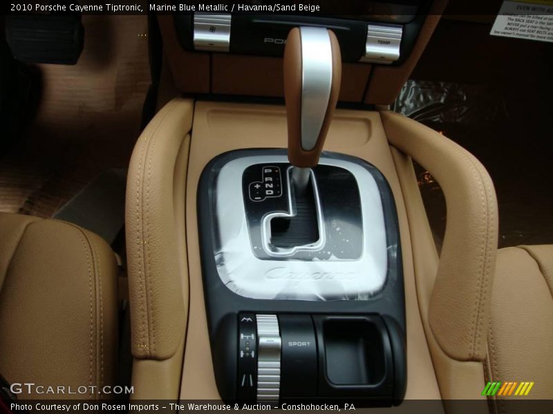 Marine Blue Metallic / Havanna/Sand Beige 2010 Porsche Cayenne Tiptronic