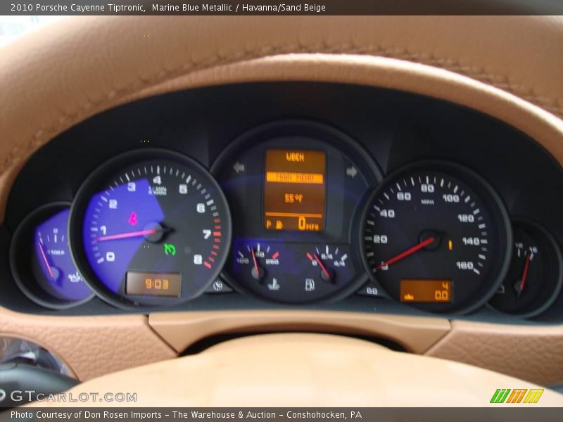 Marine Blue Metallic / Havanna/Sand Beige 2010 Porsche Cayenne Tiptronic