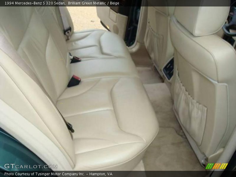 Brilliant Green Metallic / Beige 1994 Mercedes-Benz S 320 Sedan