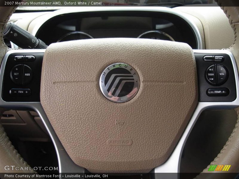 Oxford White / Camel 2007 Mercury Mountaineer AWD