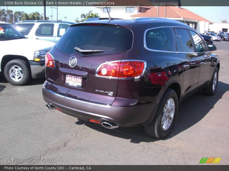 Dark Crimson Metallic / Cashmere/Cocoa 2008 Buick Enclave CX